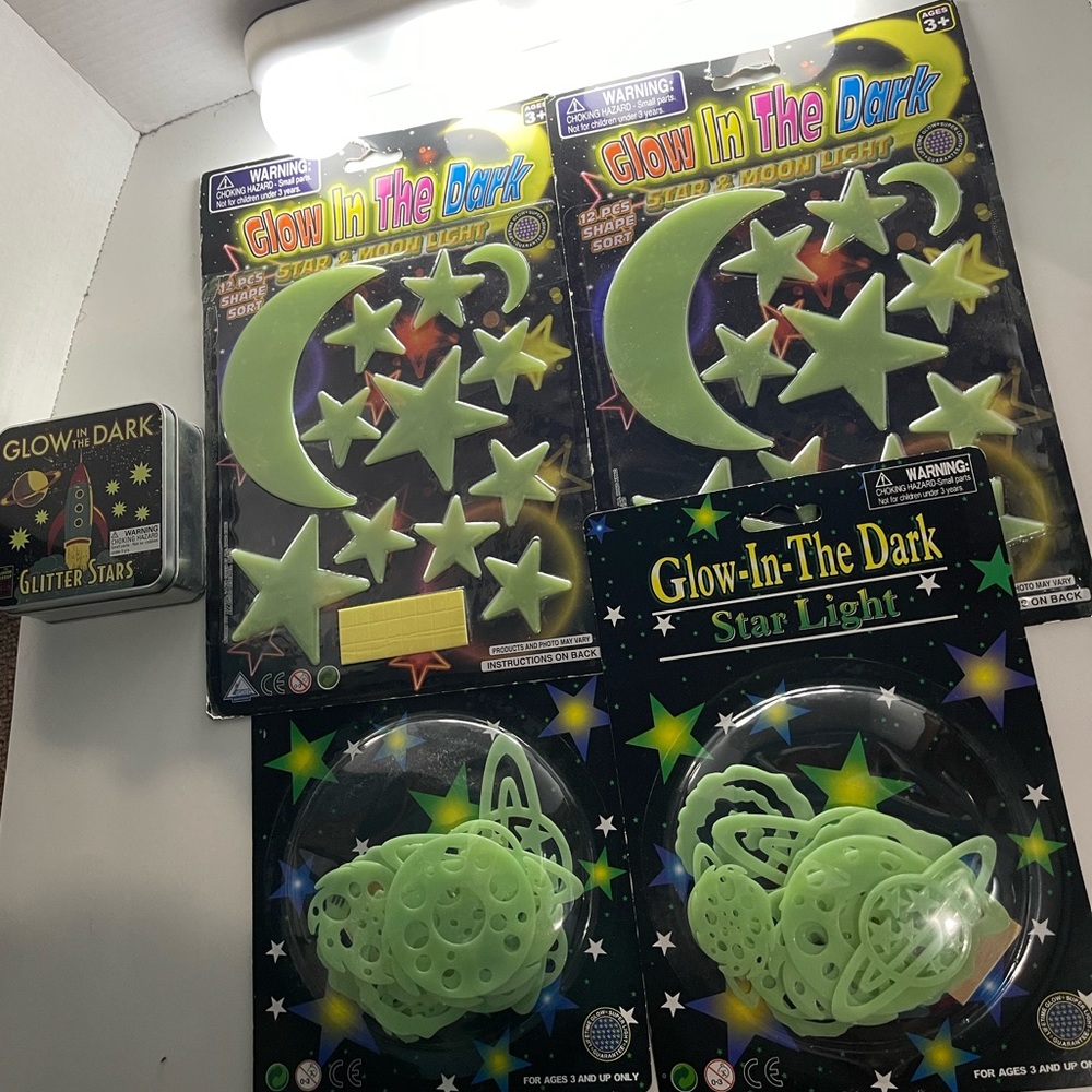 Glow in the Dark star and moon lights